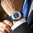 thumbnail image 4 of POEDAGAR Business Waterproof Wristwatches Luminous Date Stainless Steel Square Quartz Male Watch, 4 of 4
