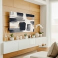 Black Geometric TV Dust Cover,Stretchable TV Screen Desktop Computer ...