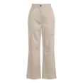 thumbnail image 3 of RUTAYY Women's Cargo Pants High Waist Casual Loose Fit with Pocket Comfortable Daily Wear Long Streetwear Relaxed Holiday Trousers, 3 of 4
