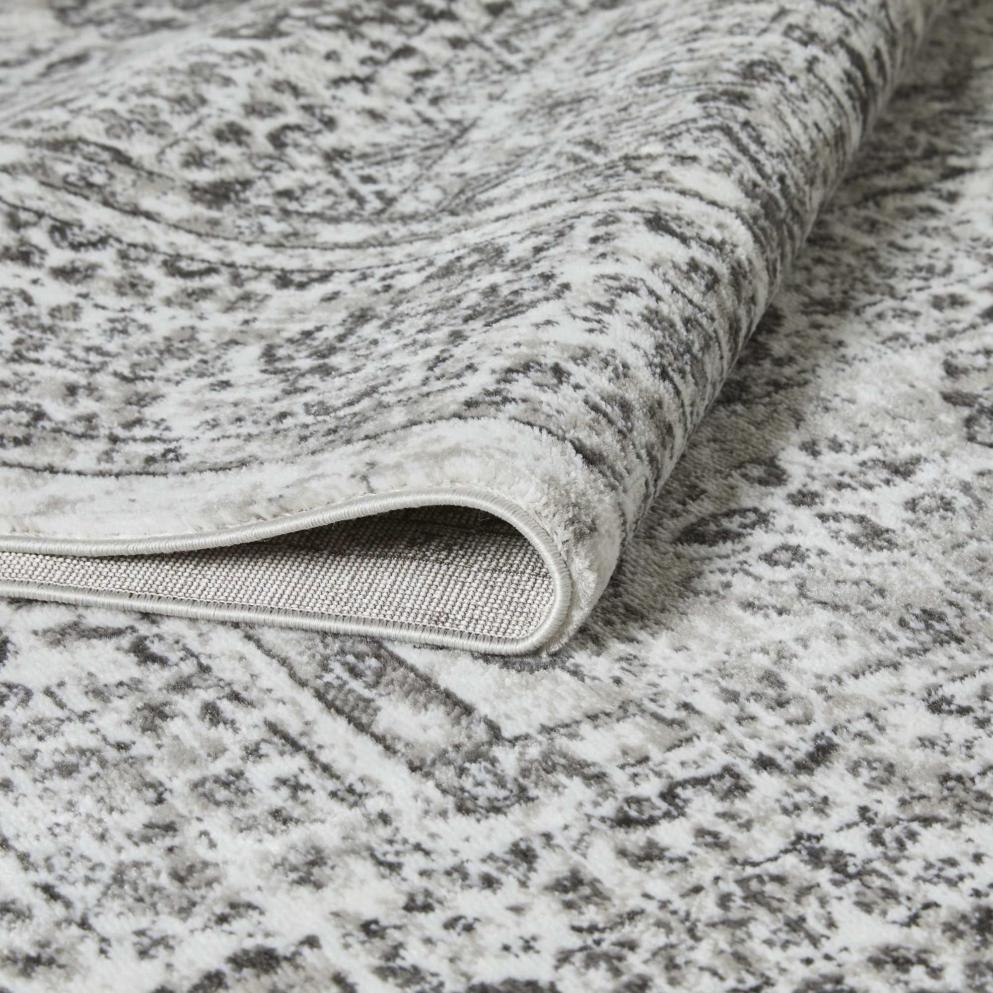 Loomaknoti Rhane Aleckan 9' x 12' Gray Oriental Indoor Polyproylene Area Rug