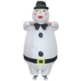 thumbnail image 1 of Disfraz de Papá Noel para Halloween, muñeco de nieve montado en alce, traje inflable de tela para carnaval, árbol de Navidad, disfraz de hombre de jengibre, 1 of 6
