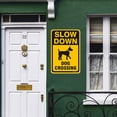 thumbnail image 4 of BTFSigns 15" x 23" Aluminum Dog Crossing Signs, Slow Down Sign For Yard,Funny Traffic Sign Wall Decor Rust-Resistant, Easy to Install, Ideal for Streets, Driveways, Wall Art and Outdoor Decor, 4 of 5