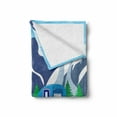 thumbnail image 2 of Happy Camper Soft Flannel Fleece Blanket, Outdoor Activity with Lake Mountain Forest and Trailer Summer Holiday Design, Cozy Plush for Indoor and Outdoor Use, 60" x 80", Multicolor, by Ambesonne, 2 of 6