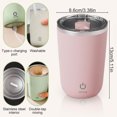 thumbnail image 3 of Self Stirring Coffee Mug, Automatic Mag Netic Stirring Coffee Mug 2025 Upgraded Mag Netic Coffee Stirrer Mug Coffee Cup With Mixer Built In Automatic Coffee Cup Stirrer Auto Stirring Coffee Mug, 3 of 8