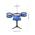 thumbnail image 2 of FRCOLOR Pile pour Enfants 1 Ensemble de Pile pour Enfants Jouet Instrument de Percussion de Simulation Pile pour Enfants Bleu,14.57"X13.78"X10.63 Pouces, 2 of 4