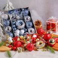 thumbnail image 2 of Tyidzon 60Pcs Christmas Balls Ornaments, Shatterproof Multi-Size/Shaped Christmas Balls Set for Xmas Tree Decorations, Home Holiday Party Indoor Decor, 2 of 5
