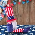 thumbnail image 2 of Vikakiooze Independence Day Dwarf Doll Small Plush Doll Decoration Holiday Gift Home, 2 of 8