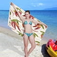 thumbnail image 7 of Dreamtimes Beach Towels Pepper Wood Chili Camping Towels Sand Free Beach Towel, 30"x60" Large Beach Towels Quick Dry Bath Travel Towels Pool Yoga Beach Mat for Men Women, 7 of 7