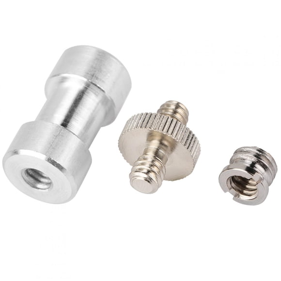 Tornillos de trípode de metal duraderos de 1/4 3/8 para soporte de luz, adaptador de soporte de cámara tipo paraguas