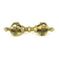 thumbnail image 1 of Ornamentos Budistas Tibetanos Dorjes Vajras Cruces Cinco Parte Hechos En 9 cm Yotijar Five 5 Shares Vajra Pestle, 1 of 7
