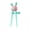Green B, variant on Walbest 1 Pair of Finger Chopsticks Cartoon Shape Hold Comfortably Plastic Lazy Assistant Easy Carry Snack Chopsticks