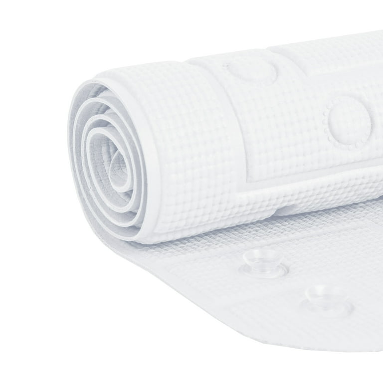 Duck Brand Safety Grip Bathtub Mat, White, 17" x 36" photo 2