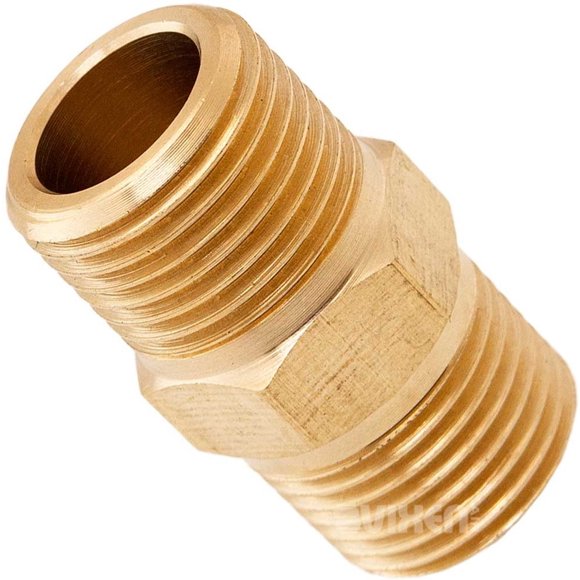 Vixen Air 3/8" NPT Male to 3/8" NPT Male Straight Coupling VXA3838