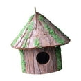 thumbnail image 1 of Mini Pajarera Cola colgante Decorativo Caja Nido de madera, 1 of 7