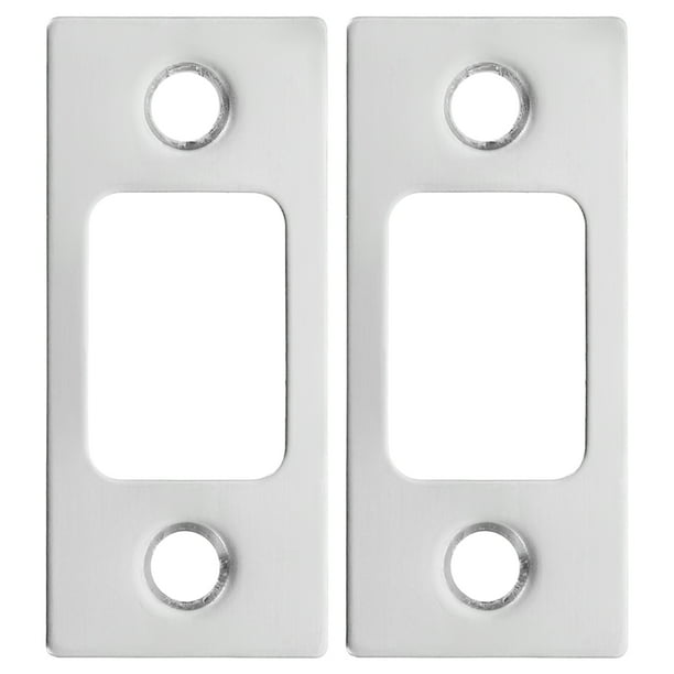 2 piezas de placa de refuerzo para puerta con relleno para orificio de cerradura de seguridad
