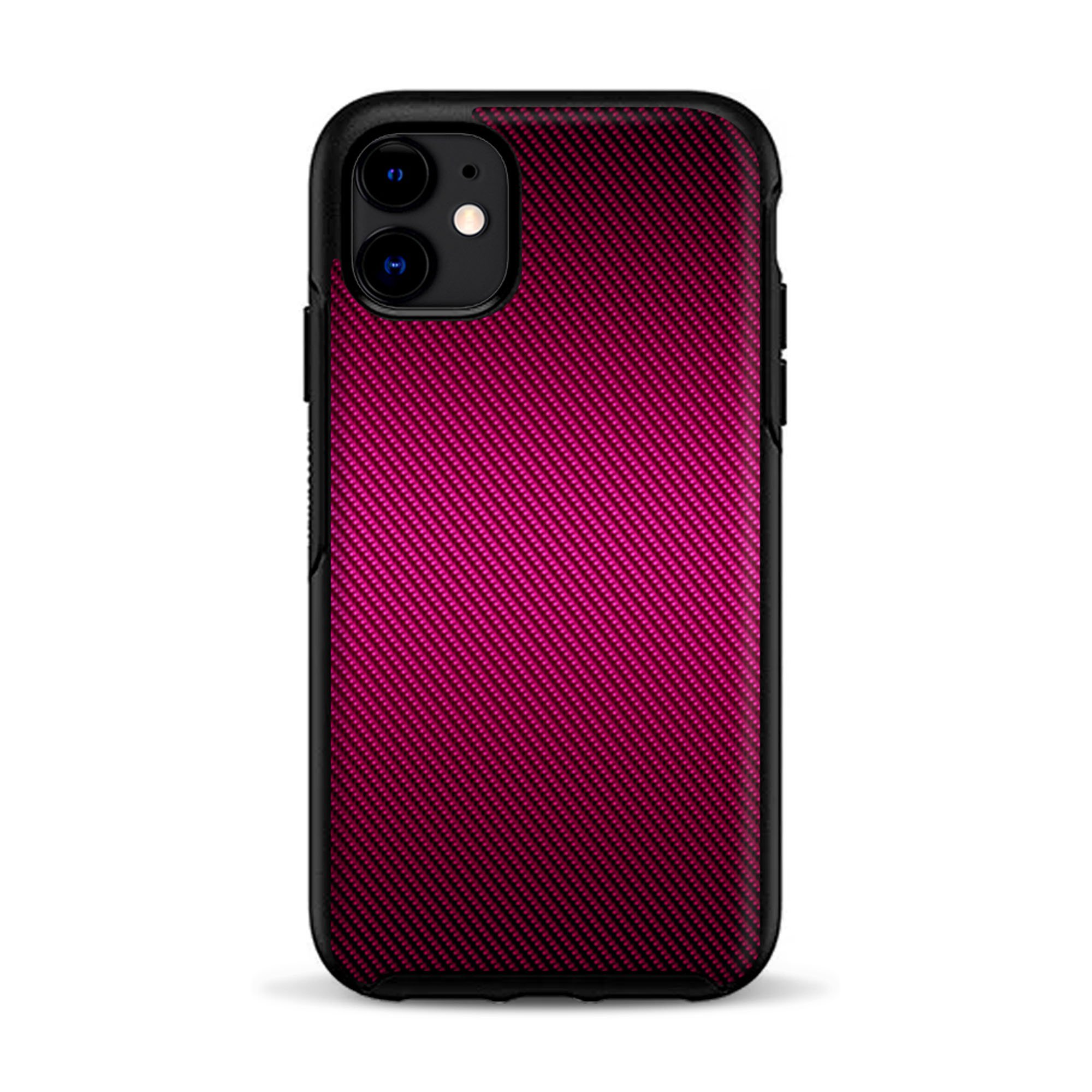 Skin for OtterBox Symmetry Case for iPhone 11 Skins Decal Vinyl Wrap Stickers Cover Pink,black