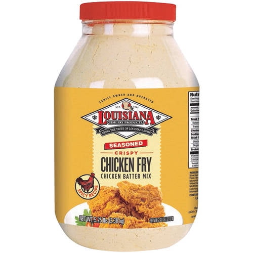 Louisiana Fry Products Seasoned Crispy Chicken Fry Chicken Batter Mix, 84 oz - Walmart.com