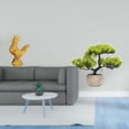 thumbnail image 2 of Escultura de pollo, figura de resina, estatua decorativa, planta artificial, bonsái, adorno para el hogar, ideal para escritorio, oficina o sala de es, 2 of 8
