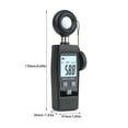 thumbnail image 6 of Illuminometer,Meter Handheld Lux To 200 000 To 200 Led Lux Meter With Max/min Data 200 000 Lux 000 Lux With Intensity To Lux With Max/min Meter Intensity Hxber Wotao Huiop Buzhi, 6 of 7