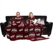 NCAA Mississippi State Bulldogs Blanket with Sleeves