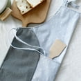 thumbnail image 4 of Delantal de lona ajustable para mujer, bolsillos, cocina, cena, delantal para hornear, delantal absorbente, babero de cocina Guardurnaity JJ20334-02, 4 of 7
