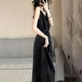 thumbnail image 2 of PIKADINGNIS Black Spaghetti Strap Summer Dress Women Elegant High Quality Party Long Dress Woman Casual Holiday Beach Dresses, 2 of 6