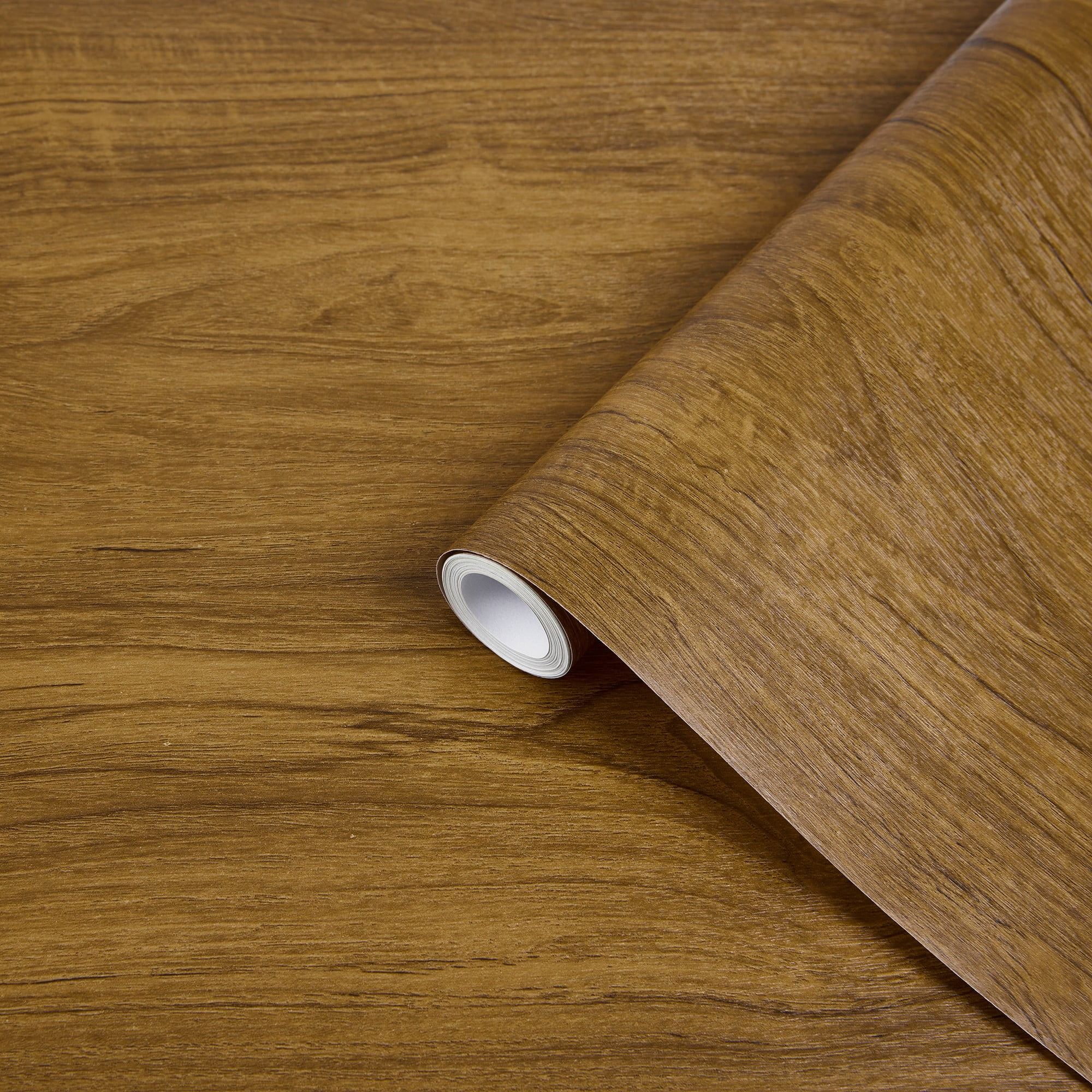 (4 pack) UMIGGEE Wood Grain Wallpaper 15.7" x 118" Peel and Stick Wallpaper Vinyl Film Self Adhesive Removable Brown Decor Wall Paper for Cabinet Drawer Shelf Liner Easy to Clean