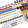 thumbnail image 6 of 213 parts technic spare parts gear set for major technic set, Technic Parts and Pieces Bulk -Technic Replacement Connectors, Gears, Gears Rack (Random color of parts), 6 of 7
