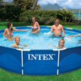 thumbnail image 4 of Intex 12' x 30" Metal Frame Above Ground Swimming Pool kit w/ Canopy, 4 of 12