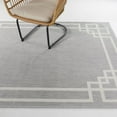 thumbnail image 4 of Balta Lyra Art Deco Border Indoor/Outdoor Area Rug Grey 5'3" x 7' 5' x 8' Silver, 4 of 5
