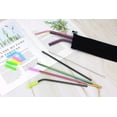 thumbnail image 4 of Vertall Drinking Straws, Set of 8, Black & Rainbow, 4 of 4