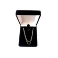 thumbnail image 4 of 10k White Gold Singapore Chain Necklace, 1.5mm, 20", 4 of 5