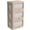 Beige-15.7x11.8x11.8inch(36L), variant on Storage Chest Beige 15.7x11.8x9.8inch(30L) 3 Pack Foldable Stackable Fabric Organizer