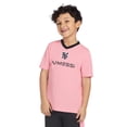 thumbnail image 2 of Messi Boys' Short Sleeve V-Neck Top Candy Pink Size 4, 2 of 4