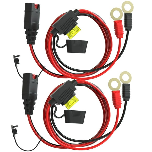 GC008 X-Connect Compatible with NOCO Battery Charger, M10 XL(3/8in) Eyelet Terminal Connector Plug Extension Cord, Smart Battery Trickle Charger Cable Accessory