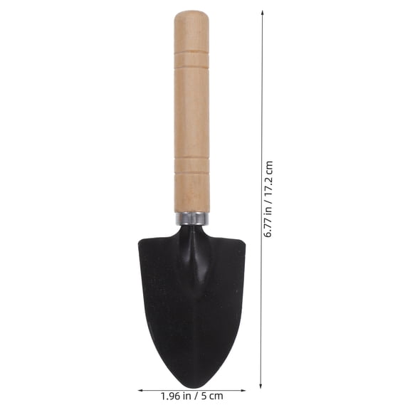 UPOUART 5-Piece Small Garden Tool Set with Wood Handles, Includes Shovel, Rake & More for Outdoor Gardening