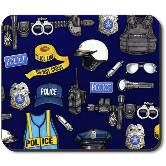 Art Plates brand Mouse Pad - Police Department