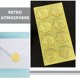 thumbnail image 3 of Raindrops Stickers De Sello Autoadhesivo Dorado Para Sellar Sobres En Bodas Y Proyectos Creativos, 3 of 7