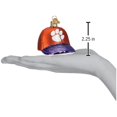thumbnail image 3 of Old World Christmas Hanging Glass Tree Ornament, Clemson Baseball Cap, 3 of 3