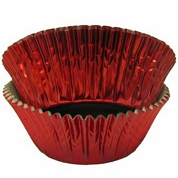 Metallic Red Standard Cupcake Liner