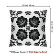 thumbnail image 4 of BANET  Pillowcases Set of 2 Standard Size Floral Printed Pillow Cases Soft Breathable Pillowcase Decorative Pillow Cover 22x22in, 4 of 7