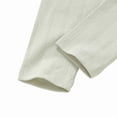 thumbnail image 4 of ZXLBBD Boy's Ribbed Straight Leg Long Pants Elastic Waist Solid Color Baby Leggings Toddler Kids Soft Blend Bottoms Versatile Casual Daily Wear,Light Green,Size 0 M-3 M, 4 of 5