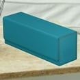 thumbnail image 4 of TISHITA Leather Deck Box for Collectible Cards, Decks, Small Tokens or , to 400 Cards, Container for , Preservation, Organization , Dark Blue 400+ Green, 4 of 8