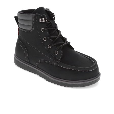 Levi's Kids Dean Synthetic Leather Moc Toe Boot
