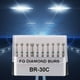 thumbnail image 4 of Fresa de diamante dental Ticfox 10 piezas Brocas de diamante de acero inoxidable, 4 of 6