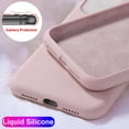 thumbnail image 3 of Líquido de lujo silicona suave caja del teléfono para el iPhone 11 12 13 Pro Max X XR Color sólido Cámara protección a prueba golpes la contraportada SVYQ, 3 of 4