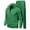 Green, variant on Men's Tracksuit 2 Piece Hooded Jacket & Long Pants Sets Athletic Suits Khaki XXXL