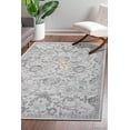 thumbnail image 4 of Naar Marfi 2X8 Area Rug, Grey/Silver Oriental, Non-Slip and Non-Shedding Area Rugs for Home Bedroom, Kitchen Floor, Bathroom, Dining and Office, 4 of 11