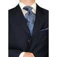 thumbnail image 3 of Mens Side Vent 2-piece Dk Navy Cotton Classic Fit Suit DTI, 3 of 6