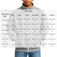 thumbnail image 3 of Cethrio Boys Full Zip Sweatshirts Size 14-16, Fleece-lined Stand Collar Casual Long Sleeve Fall Jackets with Pockets Gray, 3 of 7